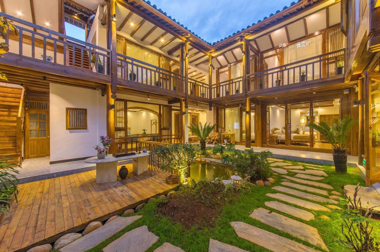 桐墅客栈 Lijiang Village House Екстер'єр фото