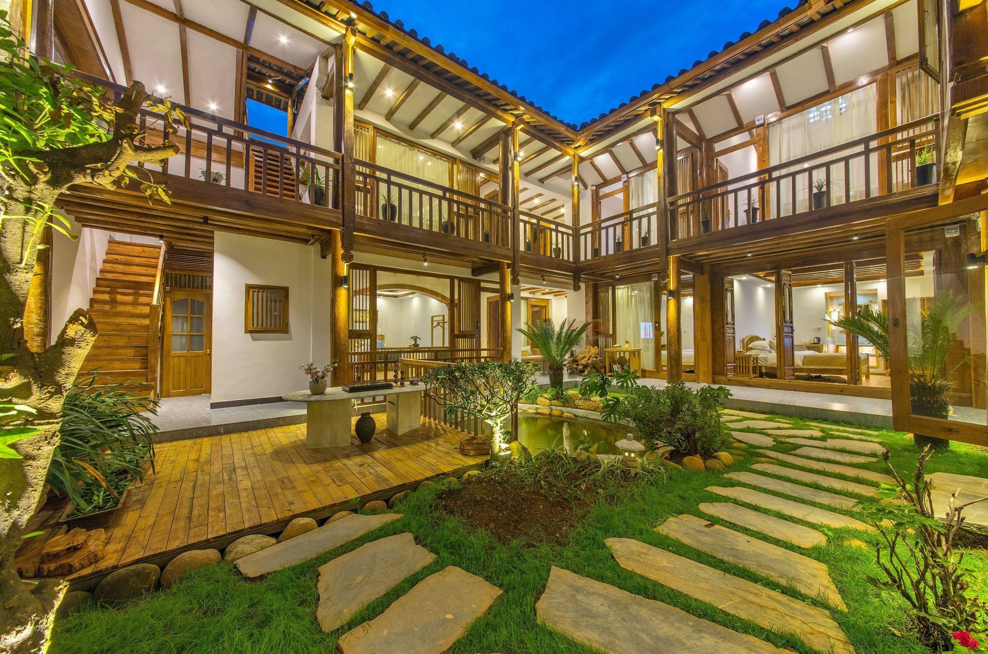 桐墅客栈 Lijiang Village House Екстер'єр фото